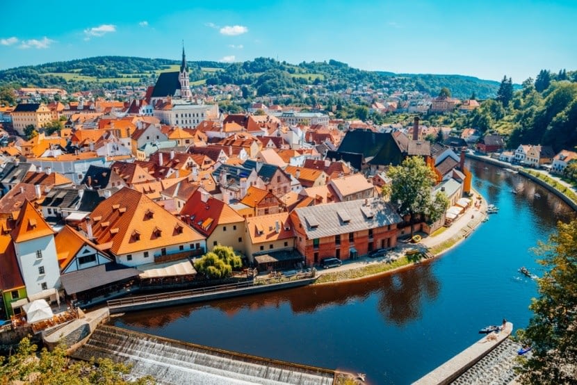 Csehország, Český Krumlov óvárosa