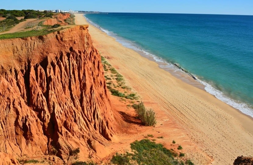 Praia da Falesia, Algarve, Portugália