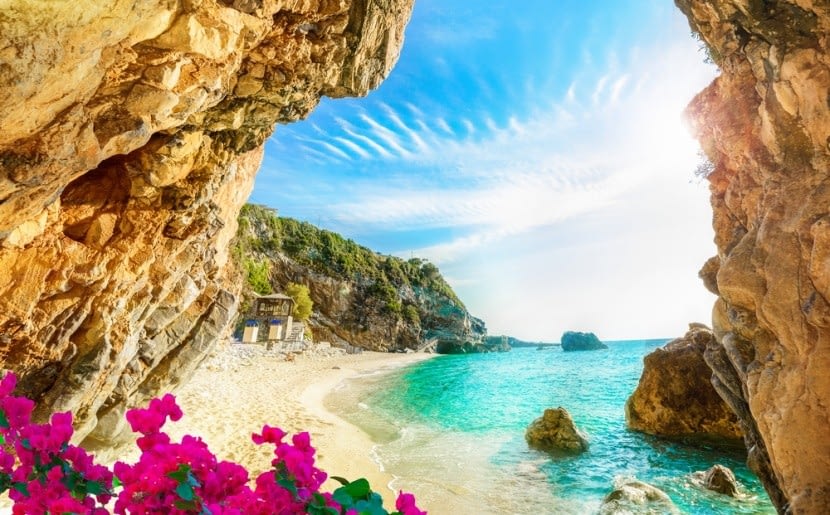 Isteni tengerpart a görög Korfu szigetén