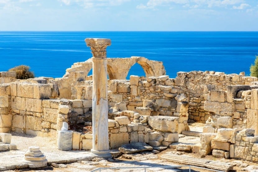 Kourion Ciprus tenger látványosság ókori rom