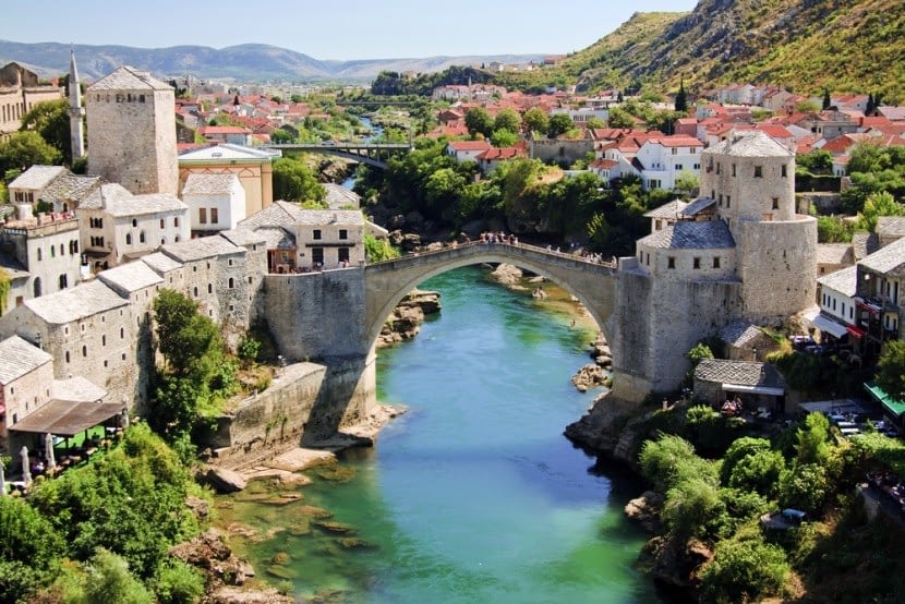 Bosznia-Hercegovina, Mostar, Neretva folyó